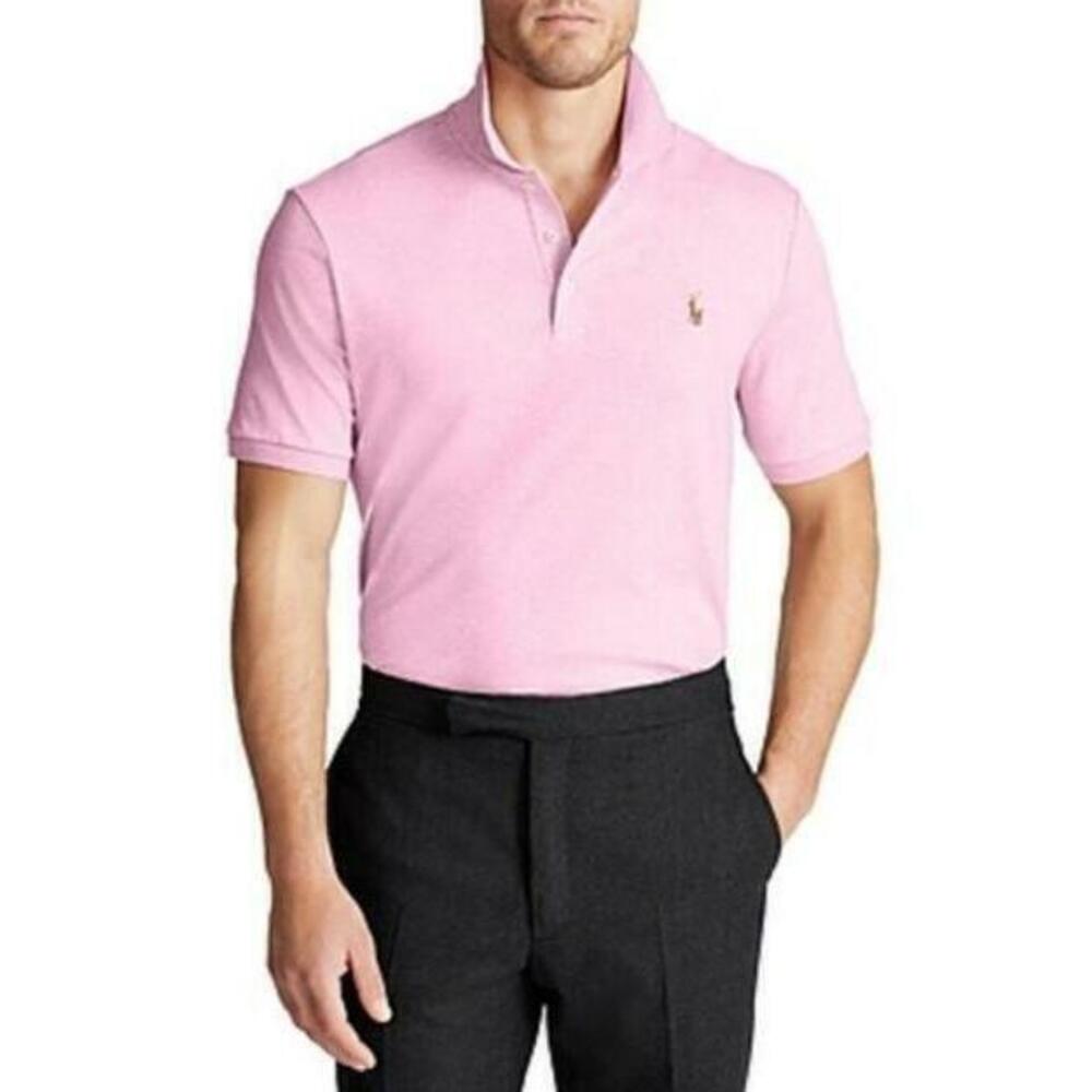 Polo Ralph Lauren Men's Pink Classic Fit Soft Cotton Polo Shirt L NWT - Picture 4 of 6